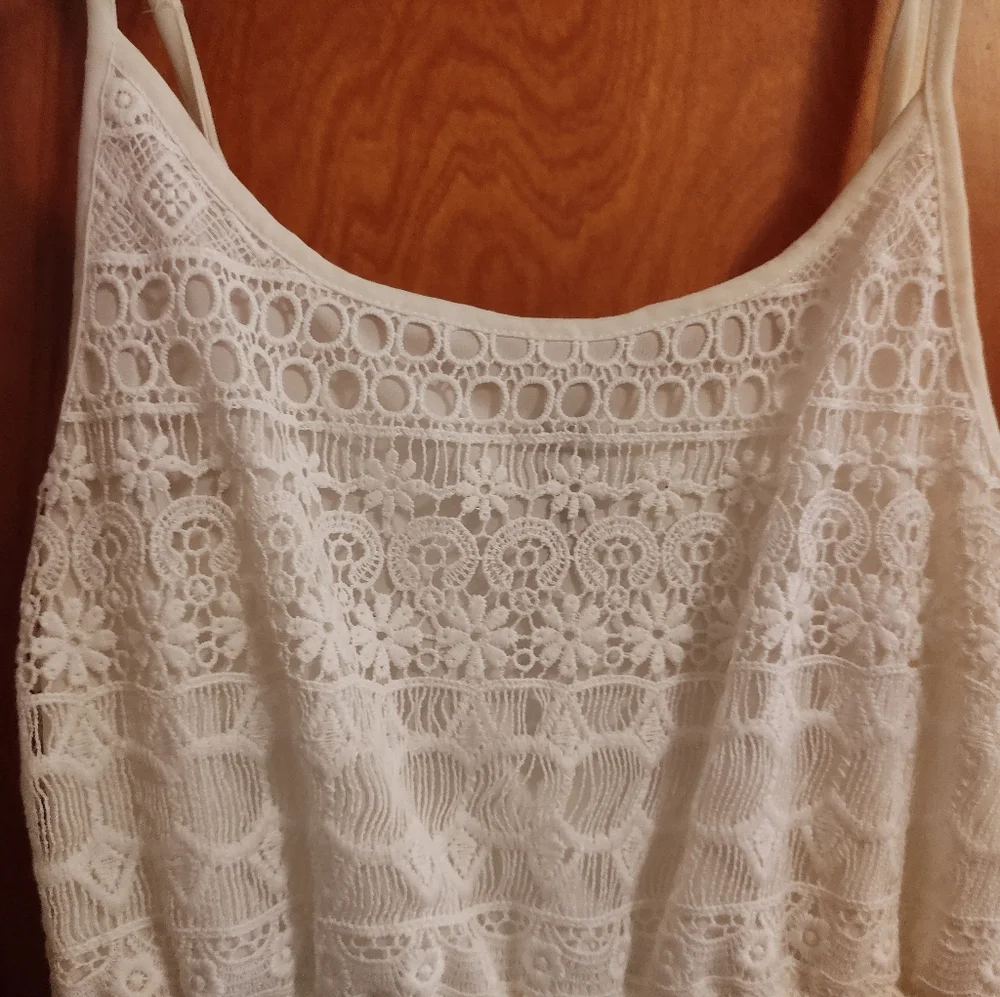 White lace sundress. DIVIDED by H & M. - Picture 2 of 5